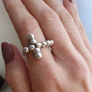 Anillo Cruz Electroformatura