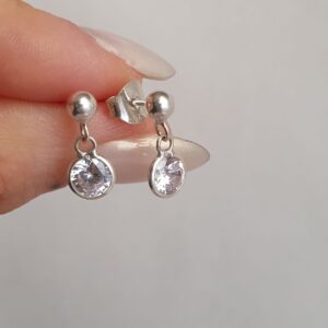 Aros Cubics Colgantes 1.5CM