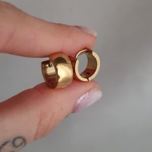 Argollas Broquel Derry 1CM