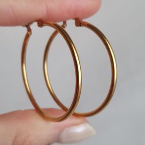 Argollas Cubanas 3.8CM