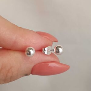 Aros Pasantes Pelotita 5mm