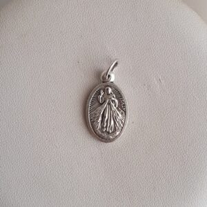 Dije Medalla Jesus Misericordioso y Guadalupe