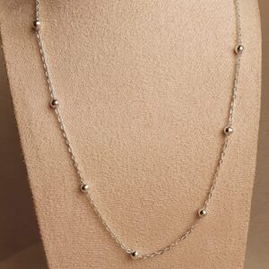 Cadena tiffani c/pelotita 35-40cm